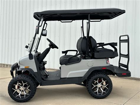 Denago Nomad Xl Passenger Lifted Gray Dfw Golf Cart Warehouse