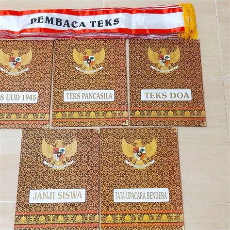 Map Teks Upacara Bendera Selempang Petugas Upacara Lazada Indonesia