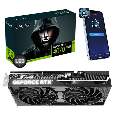 Galax Geforce Rtx™ 4070 Super 1 Click Oc 2x