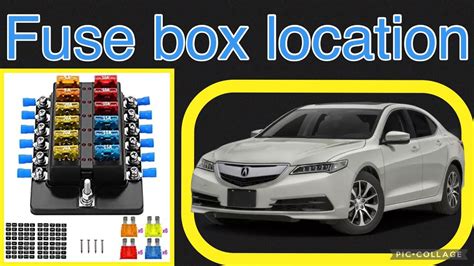 The Fuse Box Location On A 2016 Acura Tlx Youtube