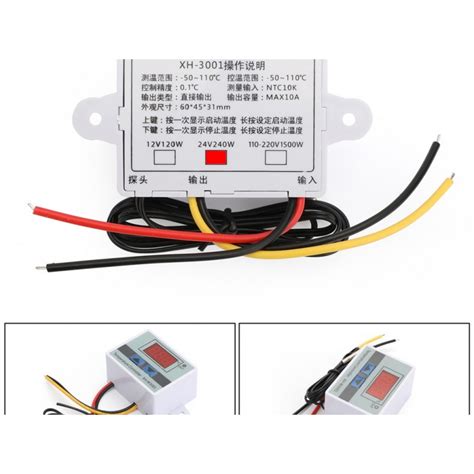 Xh W Dc V W Digital Microcomputer Thermostat Switch