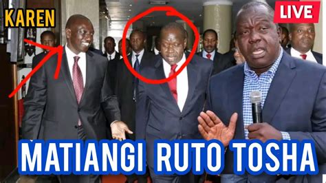 MATIANG I TODAY I WILL WORK WITH RUTO FRED MATIANGI FRED MATIANGI