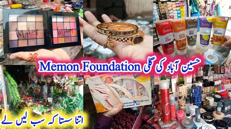 Memon Foundation Hussainabad Cheapest Street Stalls Fashion Makeup