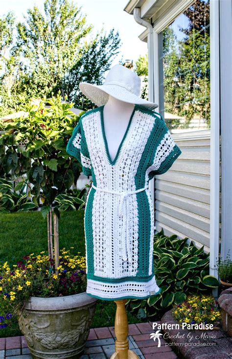 Free Crochet Pattern Weekender Tunic And Beach Cover Up Pattern Paradise