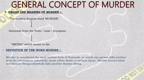 Culpable Homicide And Murder Ppt