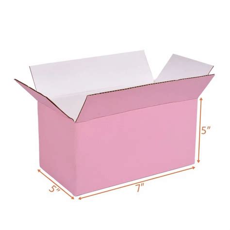 7 Inches Pink Corrugated Box At Rs 40 Piece Corrugated Box In Dera