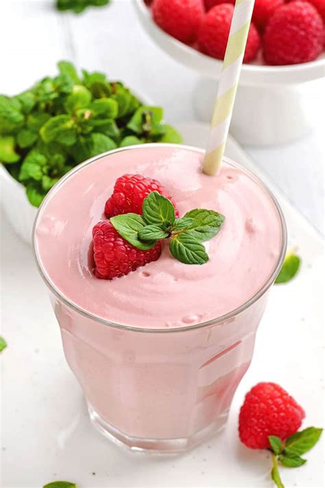 Raspberry Smoothie Ultra Thick Creamy Easy Texanerin Baking