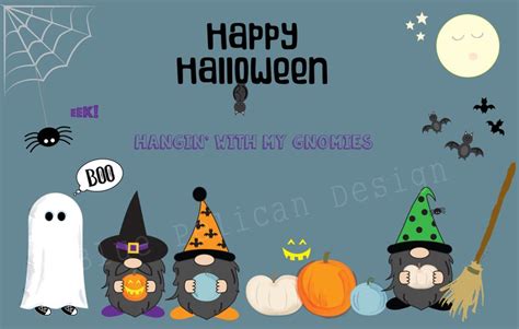Halloween Clipart October Clip Art Halloween PNG | Etsy