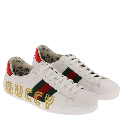 Sneakers New Ace Aus Echtem Leder Soft Mit Web B Ndern Sneakers Gucci