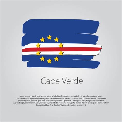 Bandeira Cabo Verde Im Genes De Stock De Arte Vectorial Depositphotos