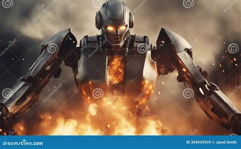 Cyber Man Half Human Half Robot Flesh Falling Off Showing Robot