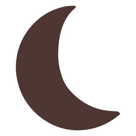 Brown Moon Silhouette Png And Svg Design For T Shirts