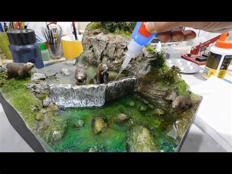 The Great North Diorama How To Make A Waterfall And The Water