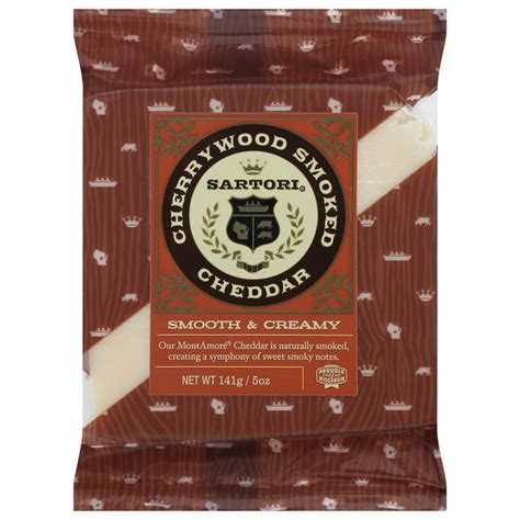 Save On Sartori Cherrywood Smoked Cheddar Cheese Smooth Creamy Order