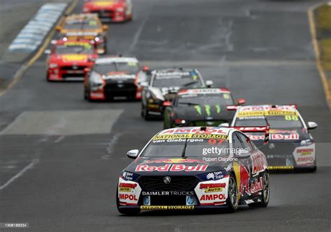 Shane Van Gisbergen Drives The Red Bull Ampol Holden Commodore Zb