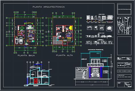 Resultado De Imagen Para Planos Arquitectonicos Autocad House Layout