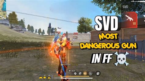 Most Dangerous Gun In Free Fire Solo Vs Squad Mobile Gameplay