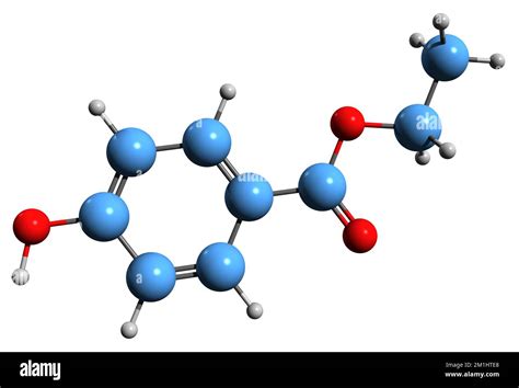 D Imagen De La F Rmula Esquel Tica De Etilparabeno Estructura