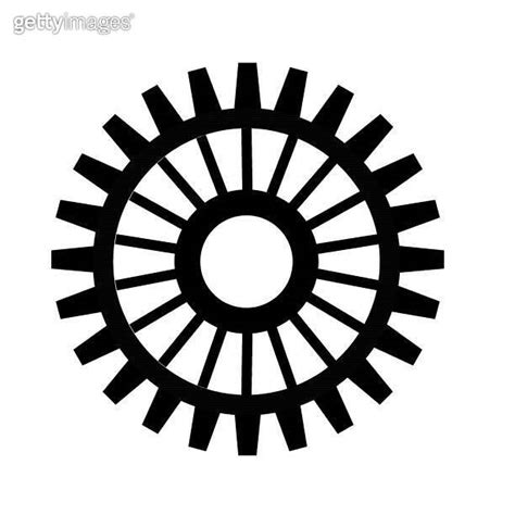 Mechanical Gears Machines And Mechanisms And Transmissions Flat Design