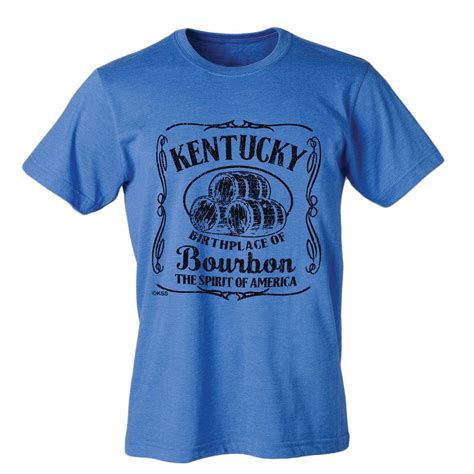 Kentucky Birthplace Of Bourbon T Shirt Kentucky Shirts Mens Tshirts