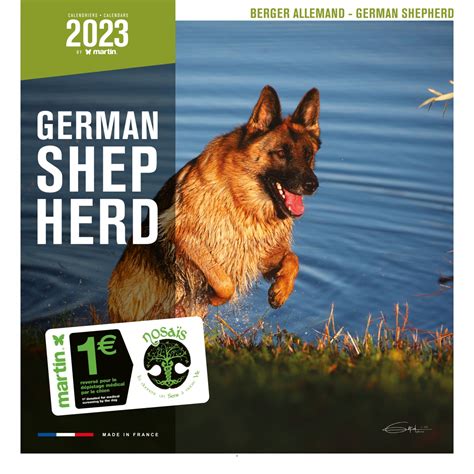 Berger Allemand Calendrier Chien Martin Sellier