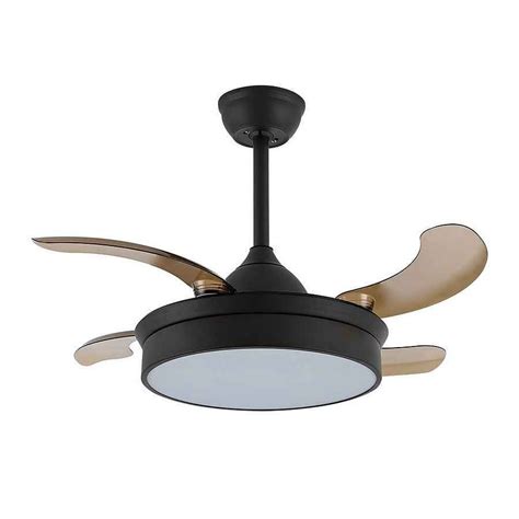 Ventilador De Techo Dc Con Luz Modelo Cala Marron Leroy Merlin