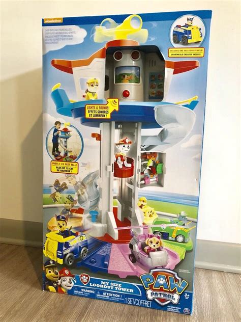 Paw Patrol My Size Lookout Tower Exclusive Vehicle Rotating Periscope