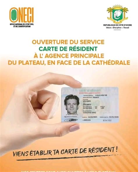 Carte De R Sident Nouveau Service