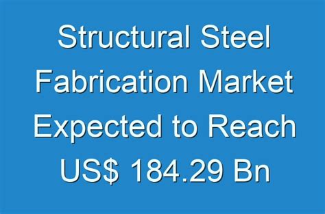 Structural Steel Fabrication Market Expected To Reach US 184 29 Bn By