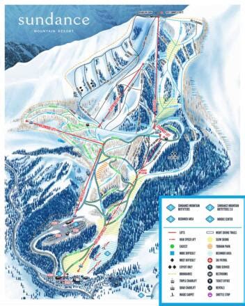 Sundance Trail Map | OnTheSnow