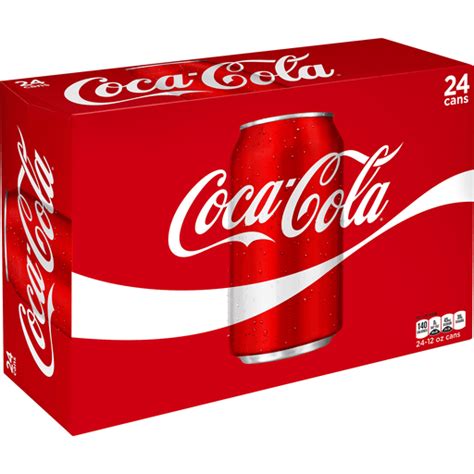 Coca-Cola Cans, 12 fl oz, 24 Pack | Soda & Mixers | Reasor's