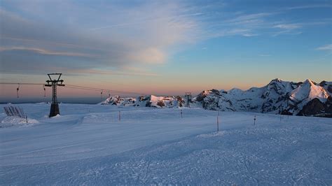 Bergbahnen Wildhaus Gamserrugg Mit Blick Zum S Ntis Und Schafberg