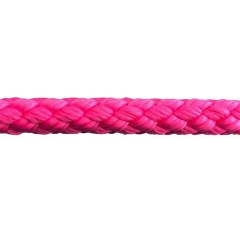 10mm Pink Braided Polypropylene Rope By The Metre RopeServices UK