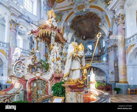 Nave Of The Basilica Of The Fourteen Holy Helpers Basilika