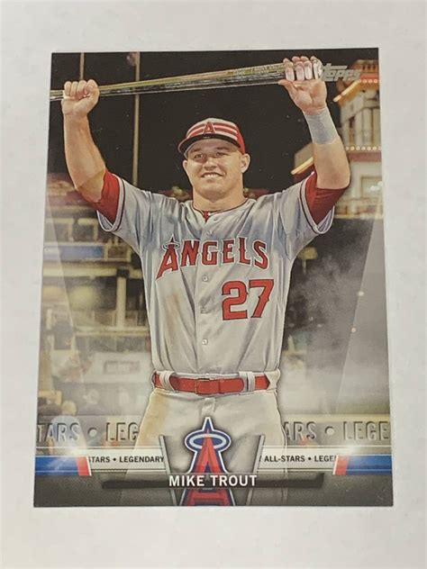 Mike Trout Topps Salute Insert Angels Topps Yahoo