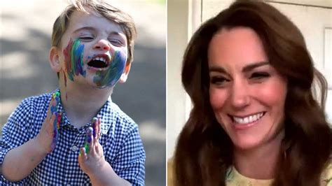 Kate Middleton Reveals Chaos Of Taking Son Prince Louis Messy Rainbow