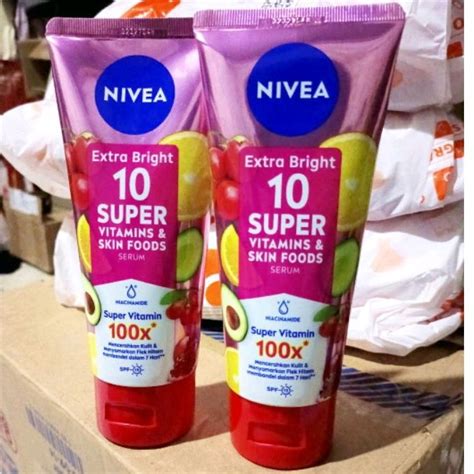 Jual Nivea Body Serum X Super Vitamin Skinfoods Ml Shopee Indonesia