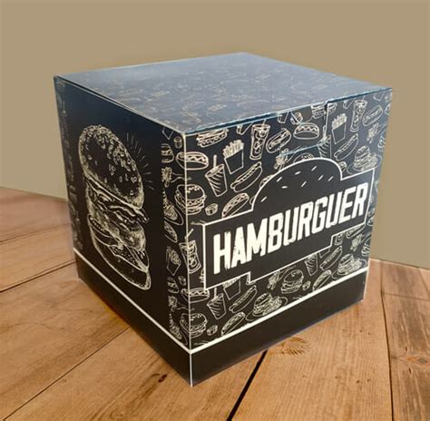 Caixa Hamburguer Personalizada Triplex 250g MOD 004E São Paulo