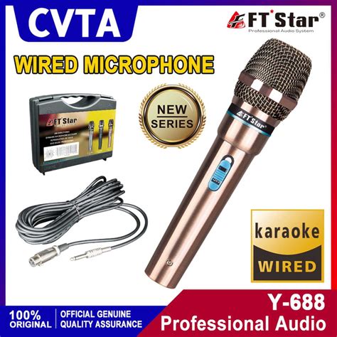 FT Star YA 688 Professional Wired Microphone Cardioid With Case Silver