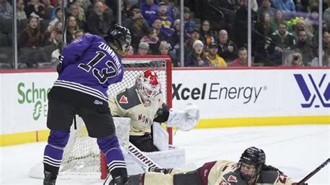 Montreal moves into the top spot in the PWHL standings with 2-1 win ...