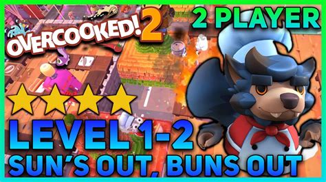 Overcooked 2 DLC Seasonal Update Suns Out Buns Out Level 1 2 4