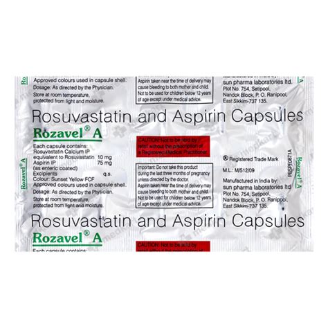 Rozavel A Mg Tablet S Price Composition Generic Alternatives