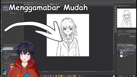 Tutorial Menggbambar Vtuber Yang Mudah Menjadi Vtuber Dari