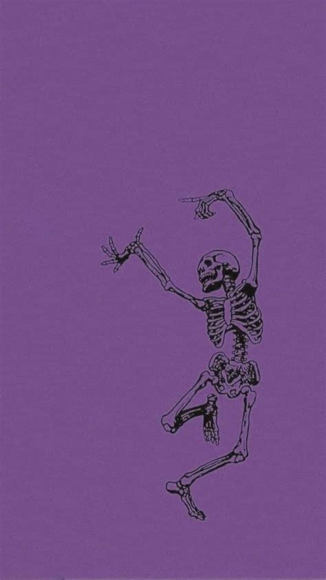 Download Purple Skeleton Dance Aesthetic.jpg Wallpaper | Wallpapers.com