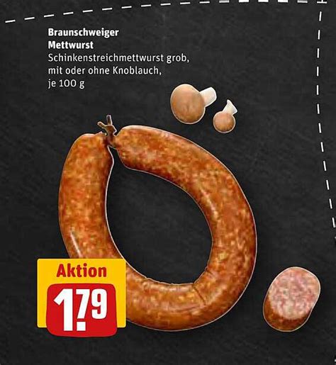 Braunschweiger Mettwurst Angebot Bei Rewe Kaufpark Prospekte De