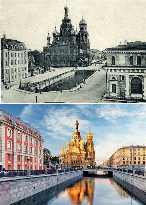 Antes Y Ahora San Petersburgo En El Siglo Xx Y En El Xxi Fotos