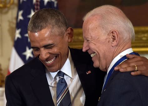 Barack Obama And Joe Biden Grab Lunch In Georgetown And The Crowd Goes