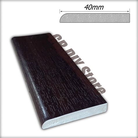 Upvc Window And Door Trim Architrave Rosewood Brown Pvc 5m 2 X 25m