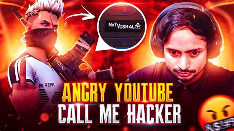 Angry Youtubers Reaction😎🤬rg Gamer Report Me😂💗they Called Me Hacker 🤖👽😳