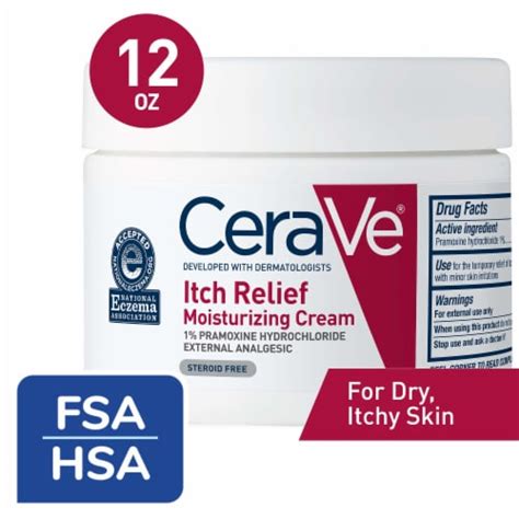 CeraVe Itch Relief Face And Body Moisturizing Cream 12 Oz Ralphs